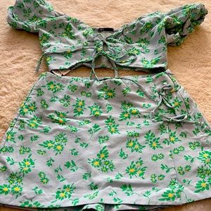 Zara skort and cropped top set